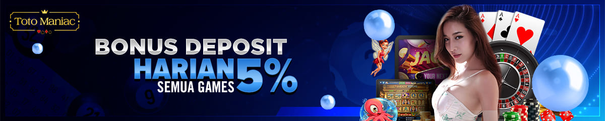 BONUS DEPOSIT HARIAN 5%